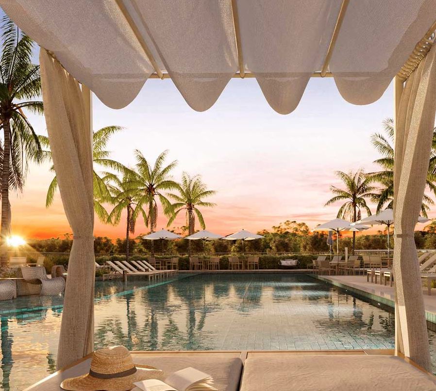 Vista da piscina NID Alphaville