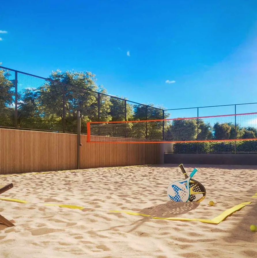 Quadra de Beach Tennis
